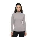 Wholesale women's long-sleeve turtleneck in taupe
