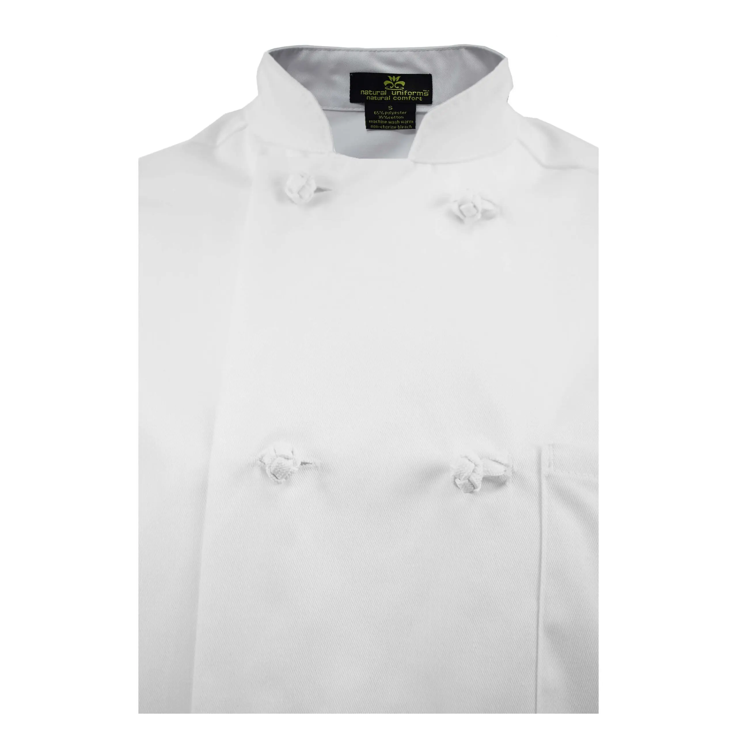 Wholesale white distressed double-breasted collared sweater with ripped details