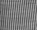 Wholesale black and white gingham check fabric with tight weave pattern