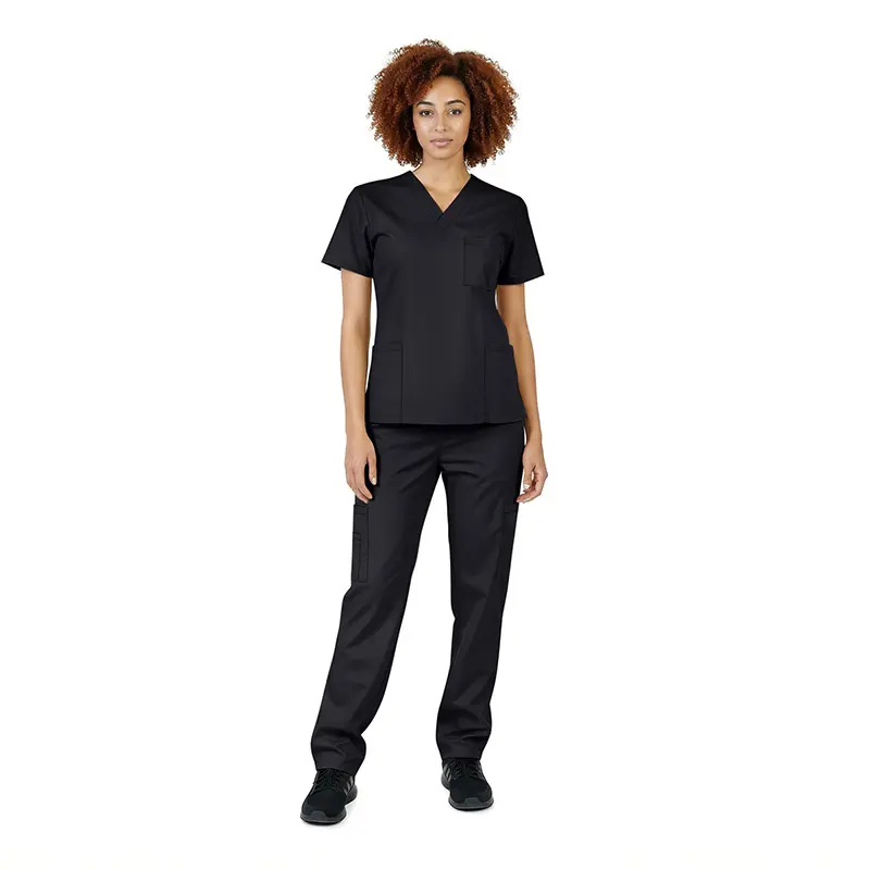 CONJUNTO CARGO CLáSICO UNISEX 10 PIEZAS CUELLO EN V (STYLE# 1020)