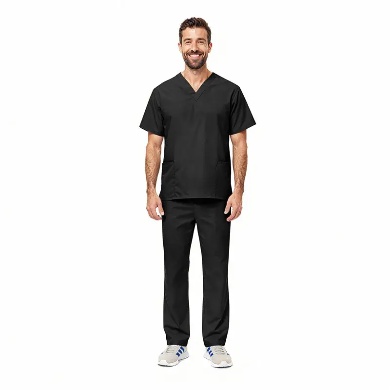 CLASSIC UNISEX 6 PKT V-NECK SET (STYLE# 1010)